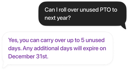 time away policy answers