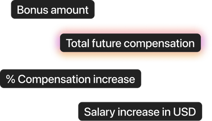 upcoming compensation details