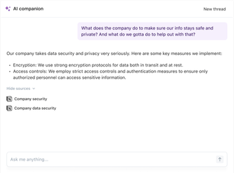Humaans AI Companion