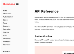 API developer hub
