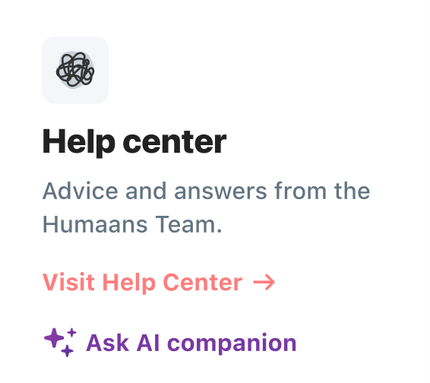 help centre