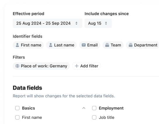 Payroll setup flow