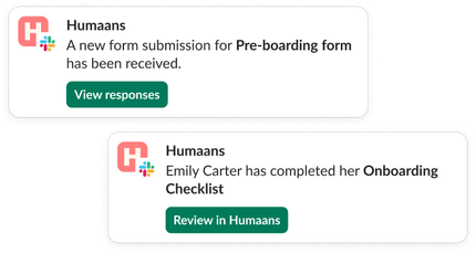 slack notifications for tasks