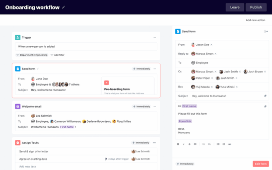 AI chat within Automation table