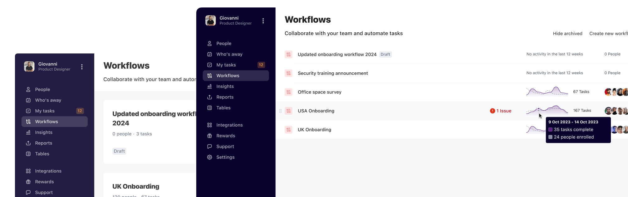 workflows-view-settings