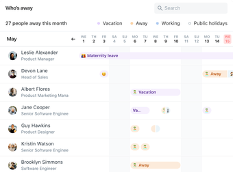 Absence management
